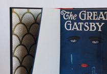 Interior of The Great Gatsby binding.